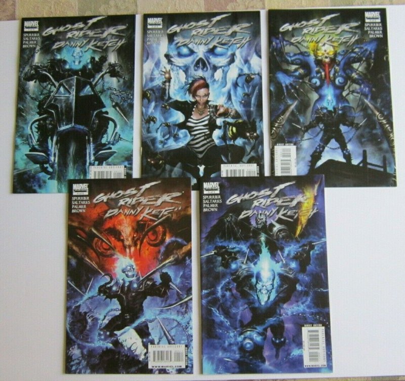 Ghost Rider Danny Ketch #1-5 Full Set High Grade VF/NM Marvel Comics 2008 