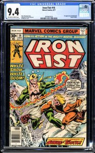 Iron Fist #14 (1977) CGC Graded 9.4! First App of Sabretooth!