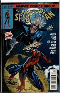 The Amazing Spider-Man #8 Stan Lee Collectibles Cover (2014) Spider-Man