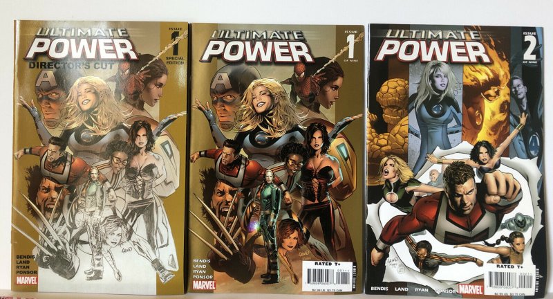 Ultimate Power #1-9 Plus Directors Cut Complete Set Lot Of 10