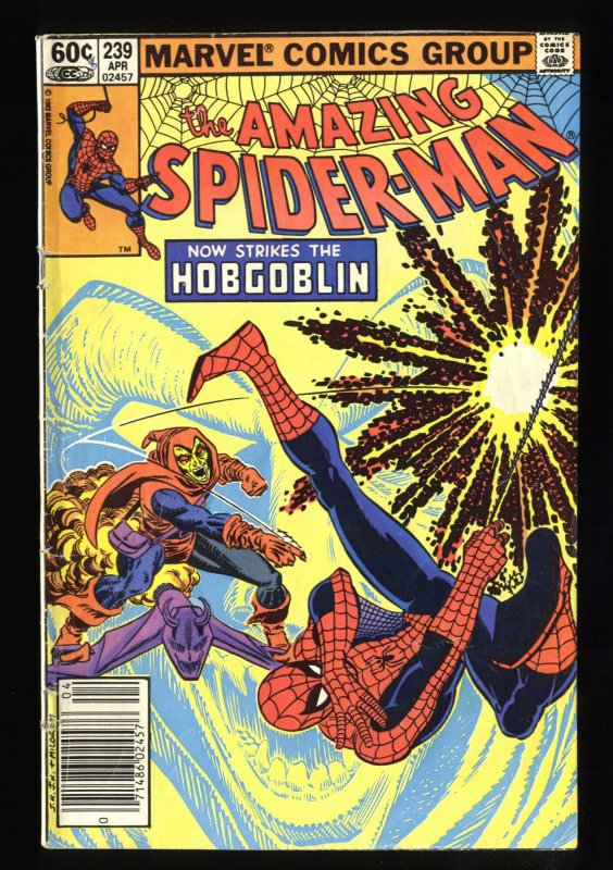 Amazing Spider-Man #239 GD/VG 3.0 Newsstand Variant 2nd Hobgoblin!