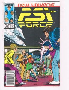Psi Force #12 VG/FN Marvel New Universe Comic Book DE5