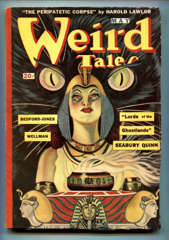 Weird Tales Pulp May 1945- Canadian edition- Lords of the Ghostlands VF 