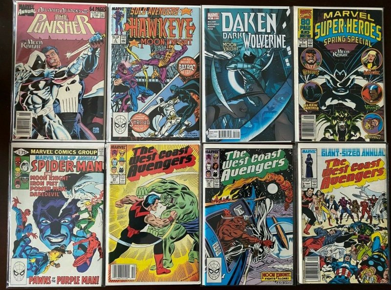 Moon Knight crossovers lot Marvel 16 different books