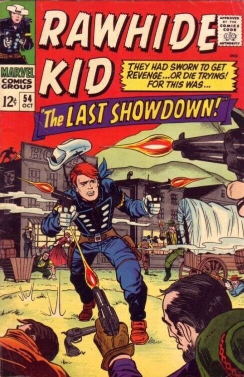 Rawhide Kid  54 strict FN+ 6.5 Stan Lee Mighty Marvel Westerns tons just posted