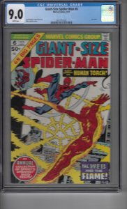 Giant-Size Spider-Man #6 (1975) CGC Graded 9.0