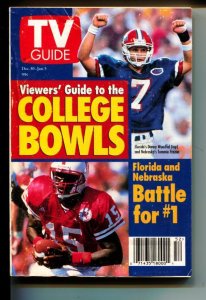 MAG: TV Guide-Dec 30-Jan 5-1996-College Bowls-St. Louis Ed-VG