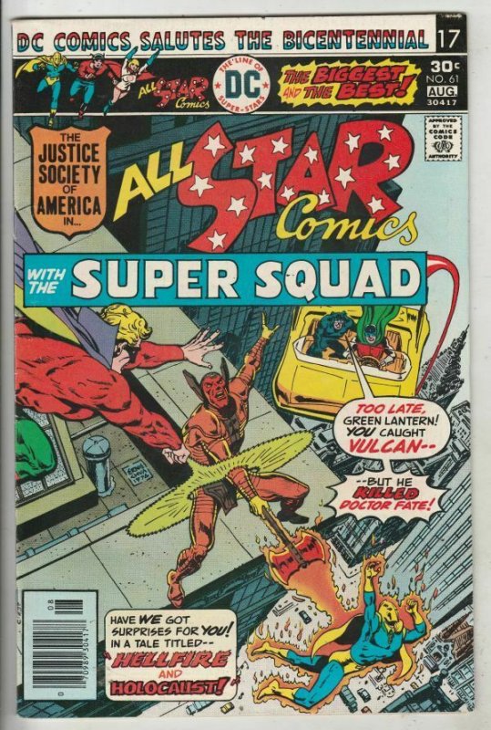 All-Star Comics # 61 Strict NM- High-Grade Vulcan Artist Wally Wood Inks!