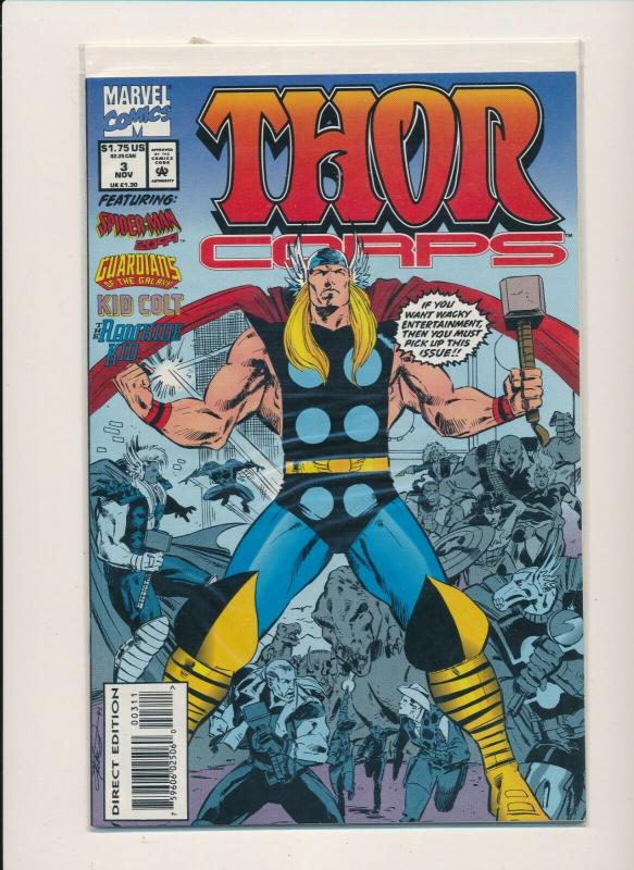 Marvel THOR CORPS Mini-Series #1-4 1993 VERY FINE (PF589) 