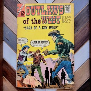 OUTLAWS of the WEST #44 (Charlton 1963) Mastroserio CATO/GUN WOLF 12-cent Cover