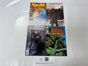 4 comic books Ninja Elite #2 Swordsmith #2 Witchblade #96 Savage #2 69 KM18