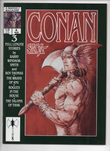 CONAN SAGA #4, NM, Barry Smith,1987, Rogues, Thak, Anu, Robert E Howard