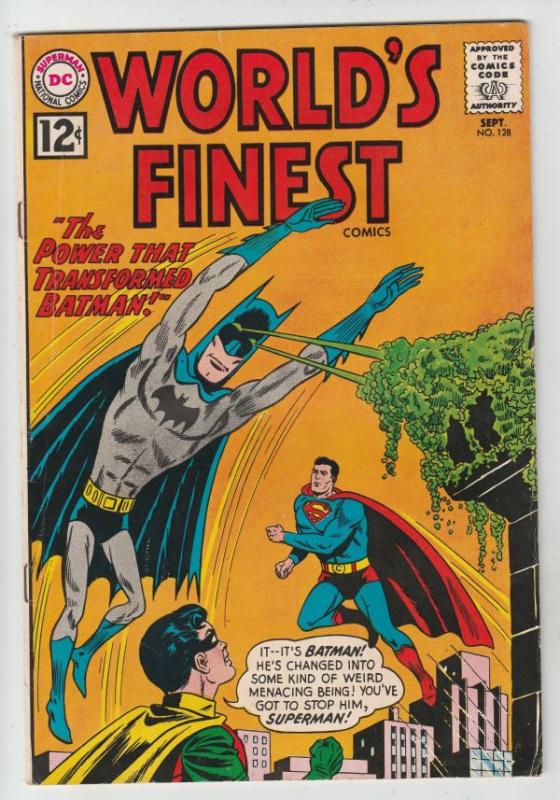 World's Finest #128 (Sep-62) VF/NM High-Grade Superman, Batman and Robin