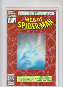 WEB OF SPIDER-MAN #90 1992 MARVEL / 30TH ANNIVERSARY  EDITION / HIGH QUALITY