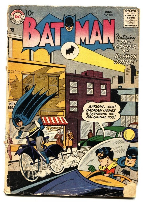 BATMAN #108 1957-DC-Silver-Age comic book 