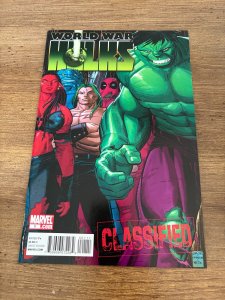 World War Hulks Classified # 1 NM 1st Print Marvel Comic Book Deadpool 20 J408