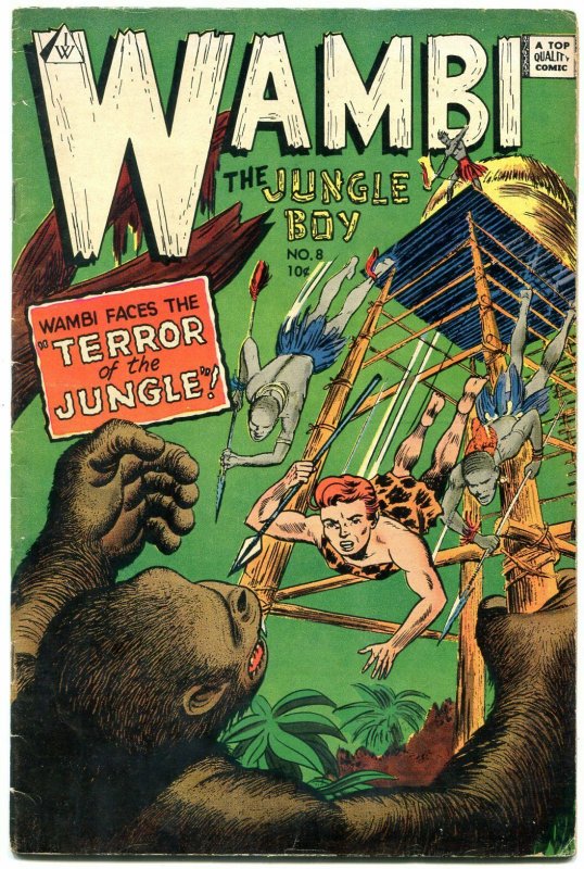 Wambi The Jungle Boy #8 1963- IW Golden Age reprint VG/F