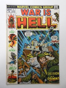 War is Hell #1 (1973) VG+ Condition moisture stain