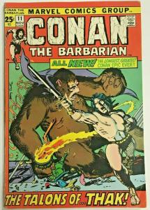 CONAN THE BARBARIAN#11 FN/VF 1971 MARVEL BRONZE AGE COMICS