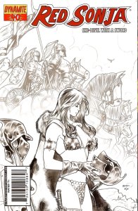 Red Sonja She-Devil with a Sword #40 Renaud Black & White Cover D (2008) New