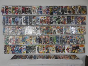 Huge Lot of 140+ Comics W/ Flash, Superman, Batman Avg. VF Condition.