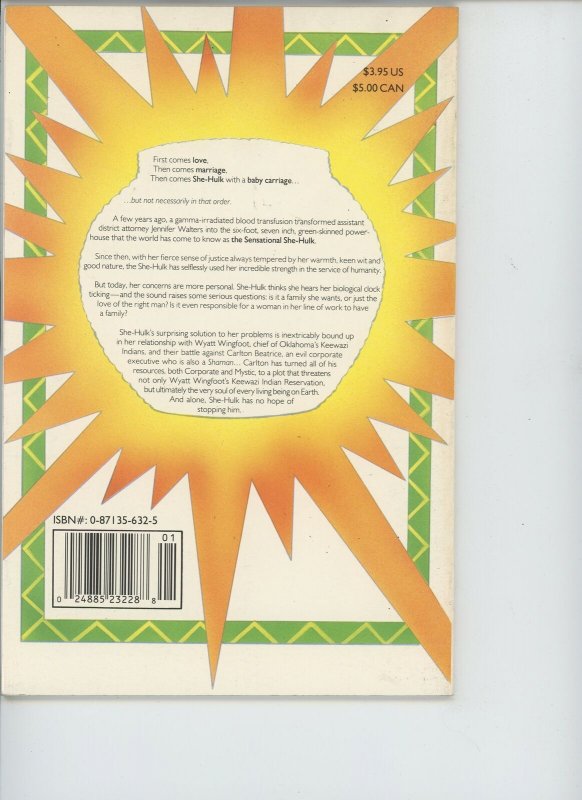 Sensational She Hulk: Ceremony #1 (1989) - 7.5 VF- *Dwayne McDuffie* 