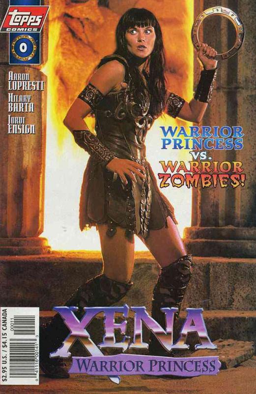 Xena: Warrior Princess (Vol. 1) #0SC FN ; Topps | Lucy Lawless Photo Cover
