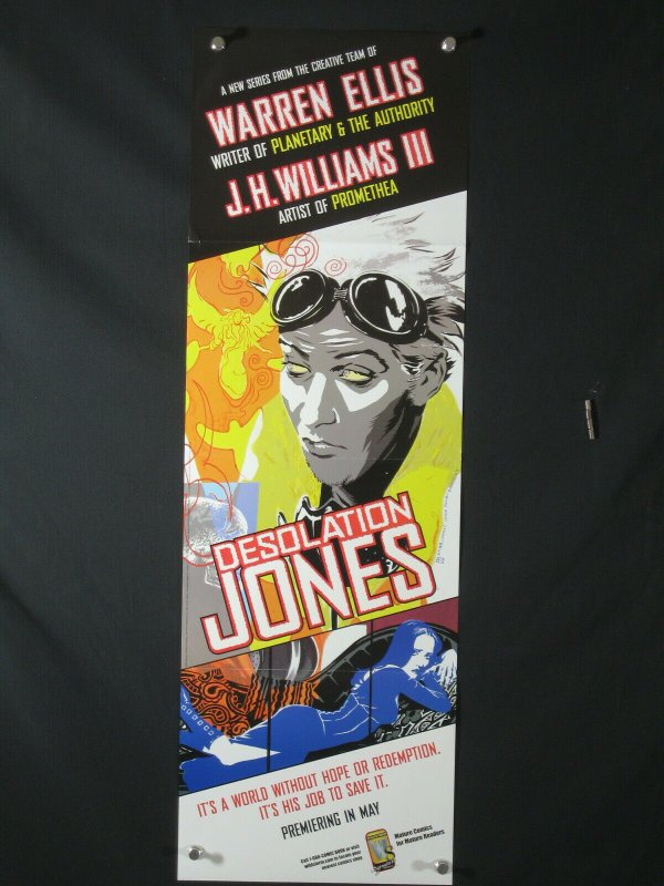 Desolation Jones DC Comics Promo Poster 34x11