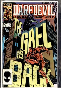 Daredevil #216 (1985) Daredevil