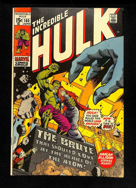 Incredible Hulk (1962) #140 1st Jarella!