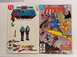 4 The New Teen Titans DC Comics # 32 39 61 62  71 NO9