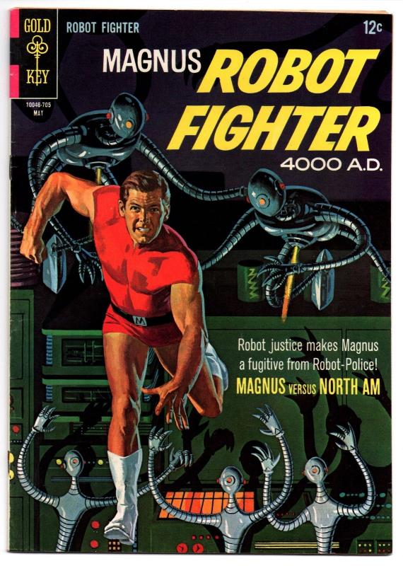 Magnus, Robot Fighter #18 (May 1967, Western Publishing) - Fine