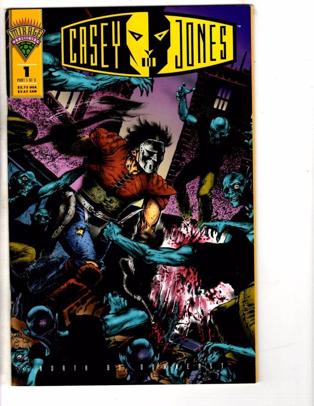 Casey Jones COMPLETE Mirage Studios Comics Ltd Ser # 1 2 NM 1st Prints TMNT J225