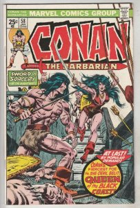 Conan the Barbarian #58 (Jan-76) NM- High-Grade Conan the Barbarian