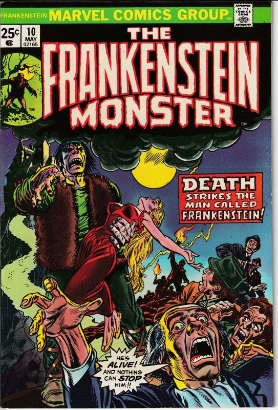 The Frankenstein Monster #10(A)  (1974)