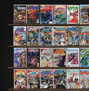 Huge Lot 150+ Comics with Blue Devil, Booster Gold, Blue Beetle & More!