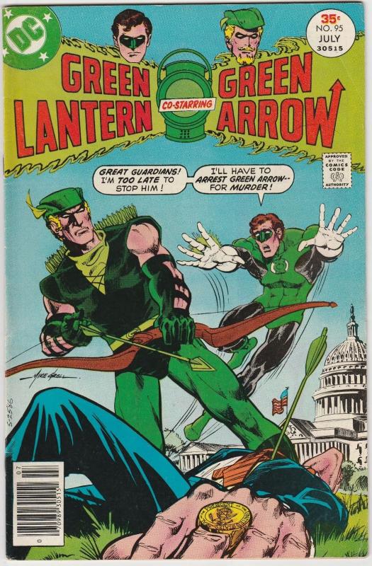 5 Green Lantern Co-Starring Green Arrow DC Comic Books # 90 93 95 96 97 LH14