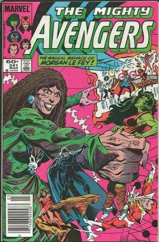 Avengers #241 ORIGINAL Vintage 1984 Marvel Comics Morgan Le Fey