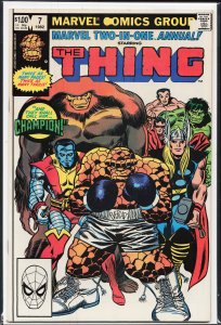 Marvel Two-in-One Annual #7 (1982) The Thing [Key Issue]
