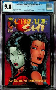 Cyblade/Shi: Battle for Independents #1 (1995) - CGC 9.8 - Cert#4371905024