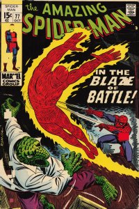 The Amazing Spider-Man #77 (1969) Spider-Man FN Condition! stains bc