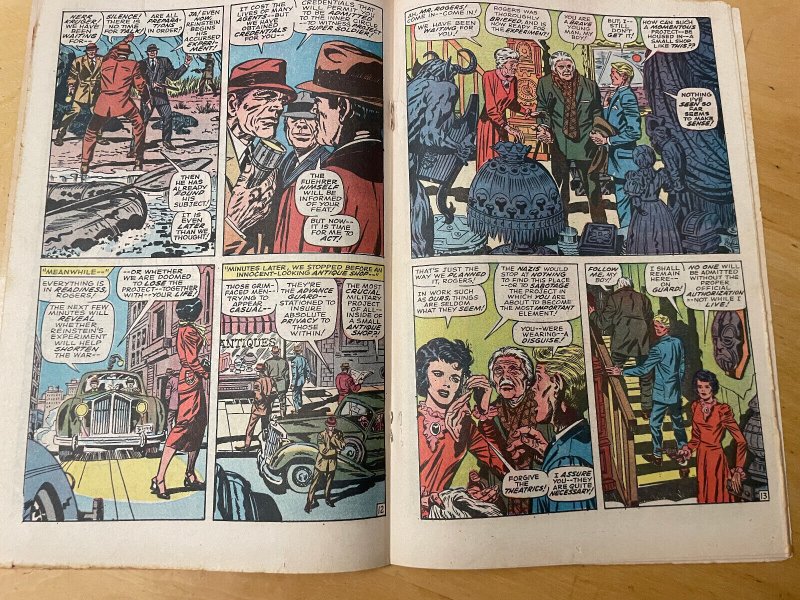 Captain America 109 Jack Kirby 1968 Origin Retold