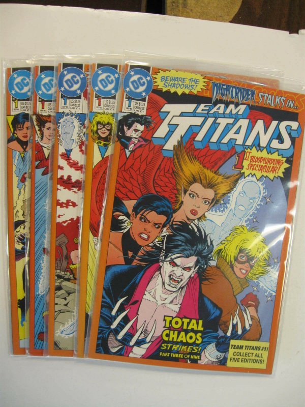 *TEAM TITANS 1-24 w/all covers of #1, ANN 1-2 COMP SET (All nm-/m) 30 books 