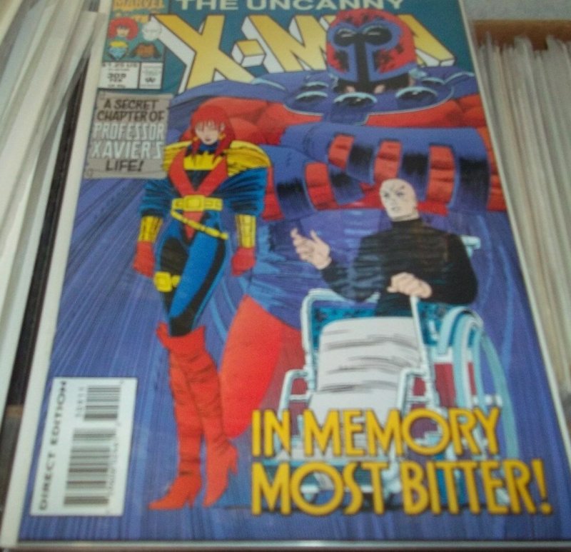 UNCANNY X-MEN # 309 1994 MARVEL DISNEY  PROFESSOR X + MAGNETO acolyte