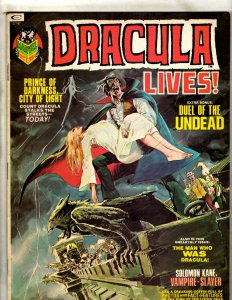 Lot Of 5 Dracula Lives Marvel Comic Book Magazines # 1 2 3 4 6 Vampire Fear RS3