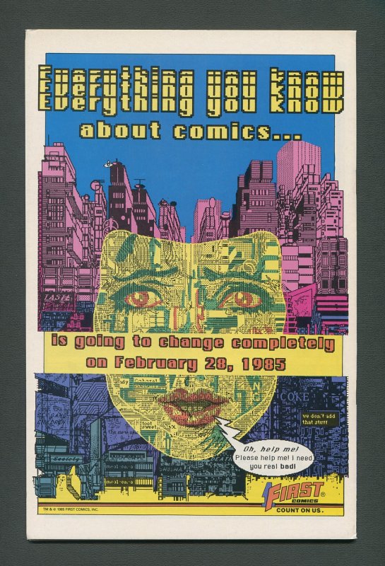 American Flagg #20  /  9.2 NM-  /  May 1985