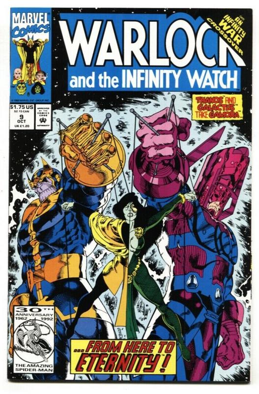 Warlock and the Infinity Watch #9 Marvel NM- Gamora Thanos Galactus