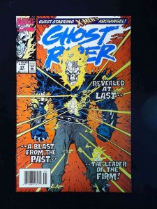 Ghost Rider #37 (2Nd Series) Marvel Comics 1993 Vf+ Newsstand