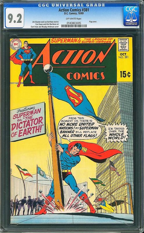 Action Comics #381 (DC, 1969) CGC 9.2