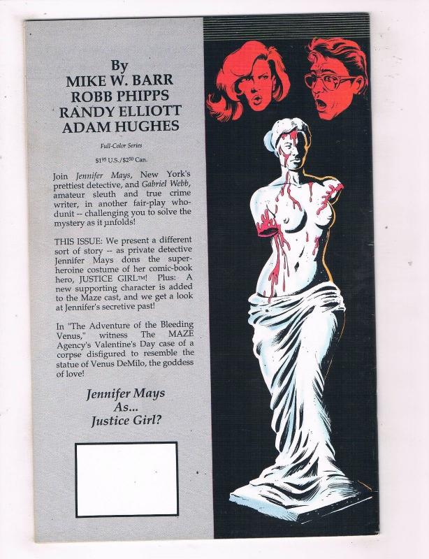 The Maze Agency #13 VF Innovation Copper Age Comic Book 1989 DE44